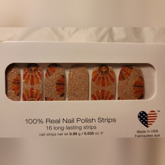 Talk Turkey - Retired Color Street - Thanksgiving - Feathers - Glitter - Picture 3 of 7